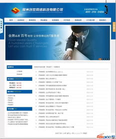 ASP精品 一款蓝色漂亮的网络科技公司源码，助力技术开发新高度